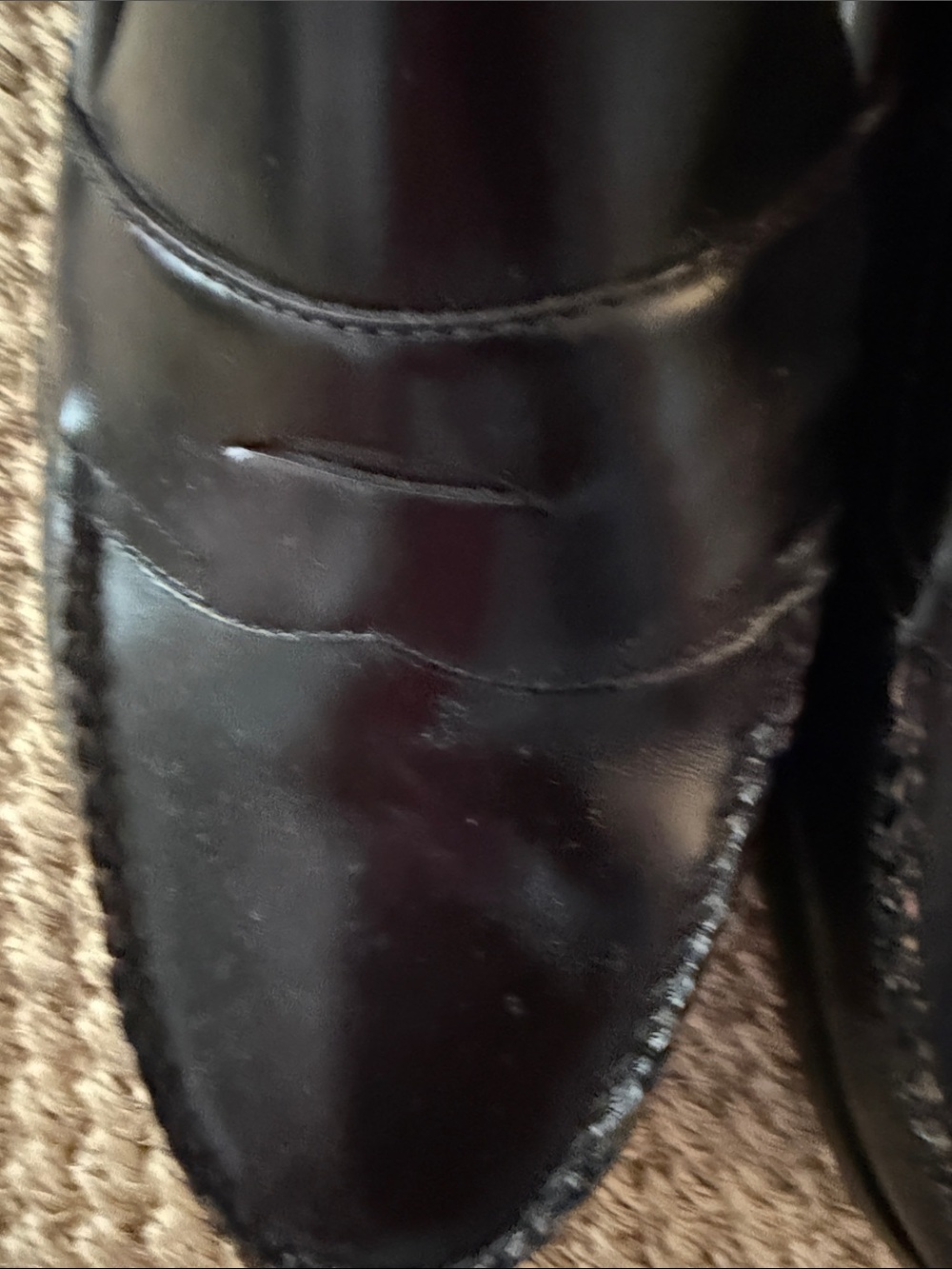 Bass Black Leather Penny Loafers - Men's Slip-On Shoes - Picture 13 of 16